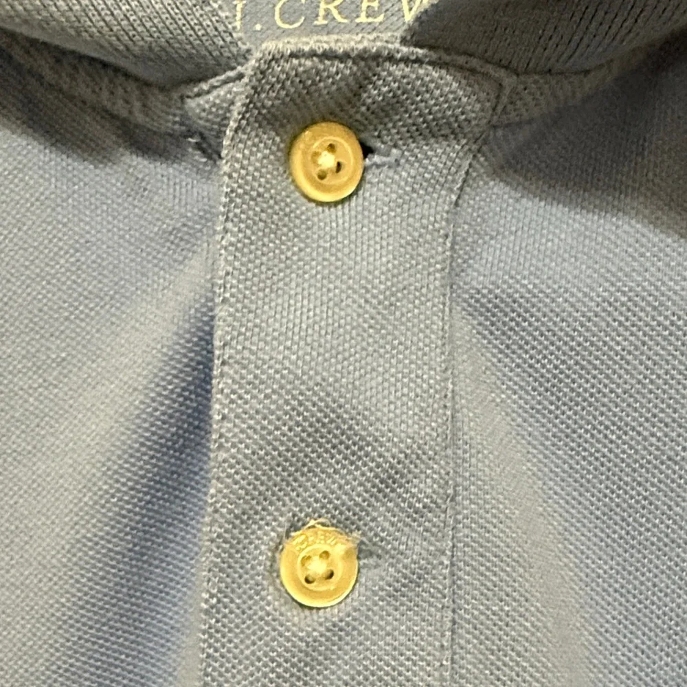 J. Crew Light Blue Polo Shirt for Men Slim Fit